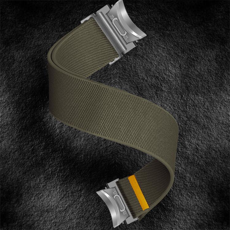 For Samsung Galaxy Watch FE / 7 / 6 / 5 / 4 Adjustable Single Loop Elastic Nylon Watch Band