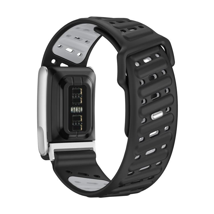 Reverse Buckle Sports Breathable Silicone Watch Band For WHOOP 5.0 Electrocardiogram