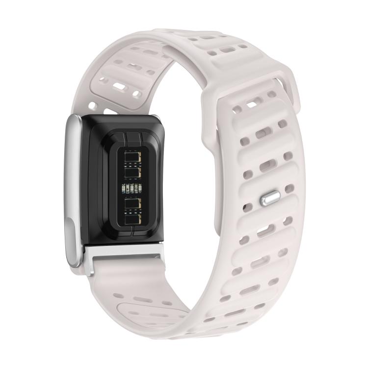 Reverse Buckle Sports Breathable Silicone Watch Band For WHOOP 5.0 Electrocardiogram