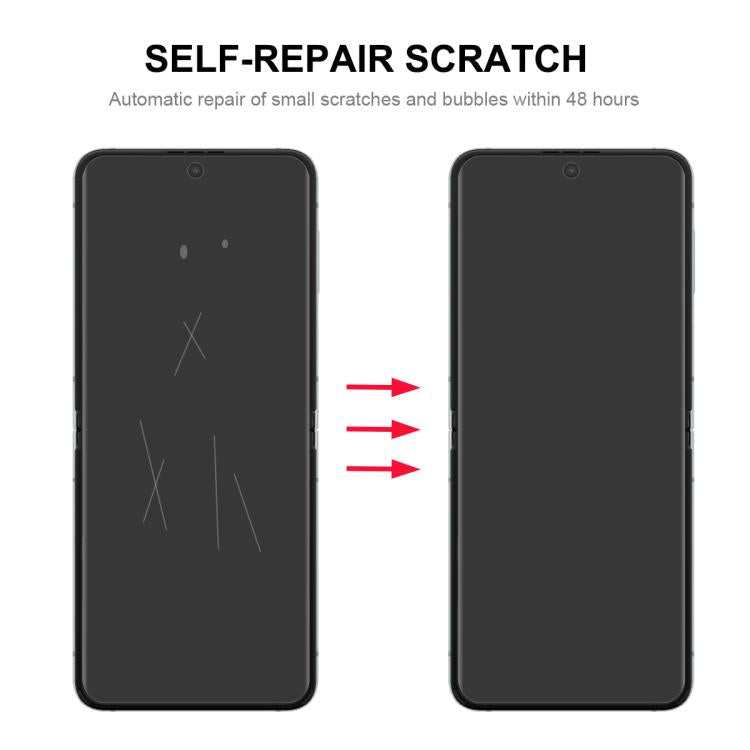 For Samsung Galaxy Z Fold6 ENKAY Hat-Prince Front Back Full Glue Coverage No Crease Elastic Soft Film