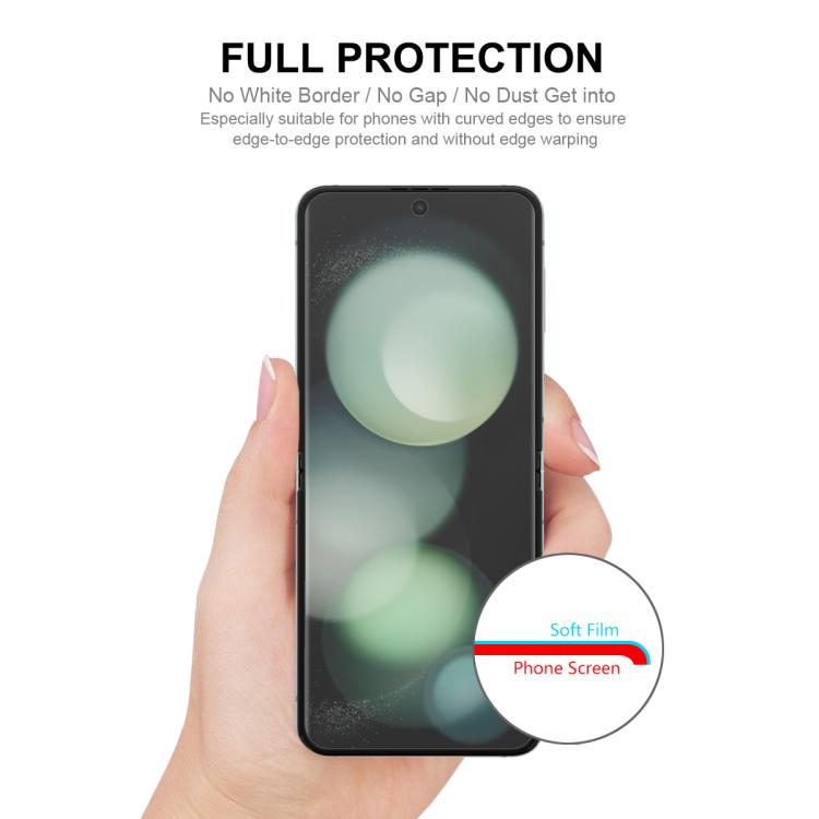 For Samsung Galaxy Z Flip6 ENKAY Hat-Prince Front Back Full Glue Coverage No Crease Elastic Soft Film