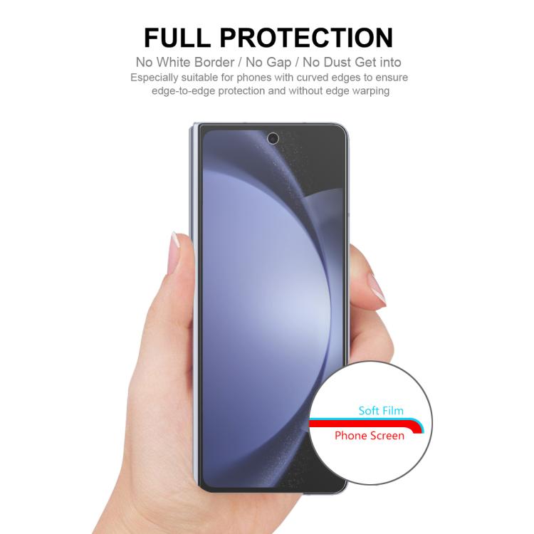 For Samsung Galaxy Z Fold7 ENKAY Hat-Prince Front Back Full Glue Coverage No Crease Elastic Soft Film