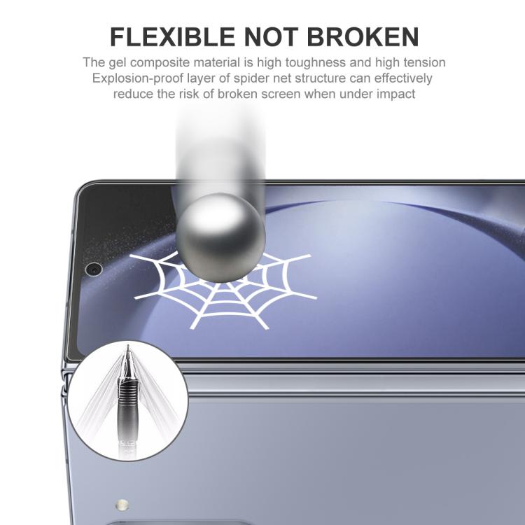 For Samsung Galaxy Z Fold7 ENKAY Hat-Prince Front Back Full Glue Coverage No Crease Elastic Soft Film