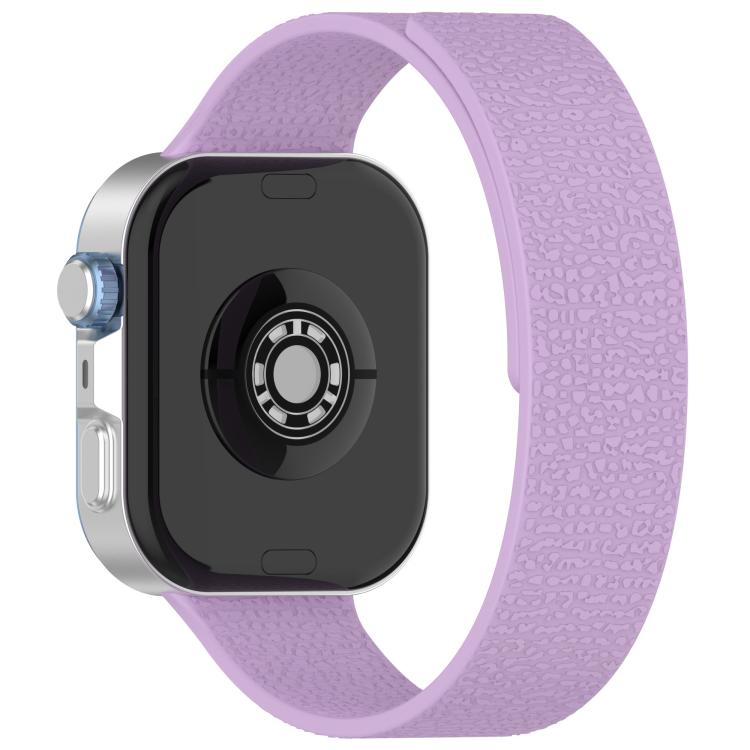 For Huawei Watch Fit4 / Fit4 Pro / Fit3 Lychee Texture Soft Magnetic Silicone Watch Band