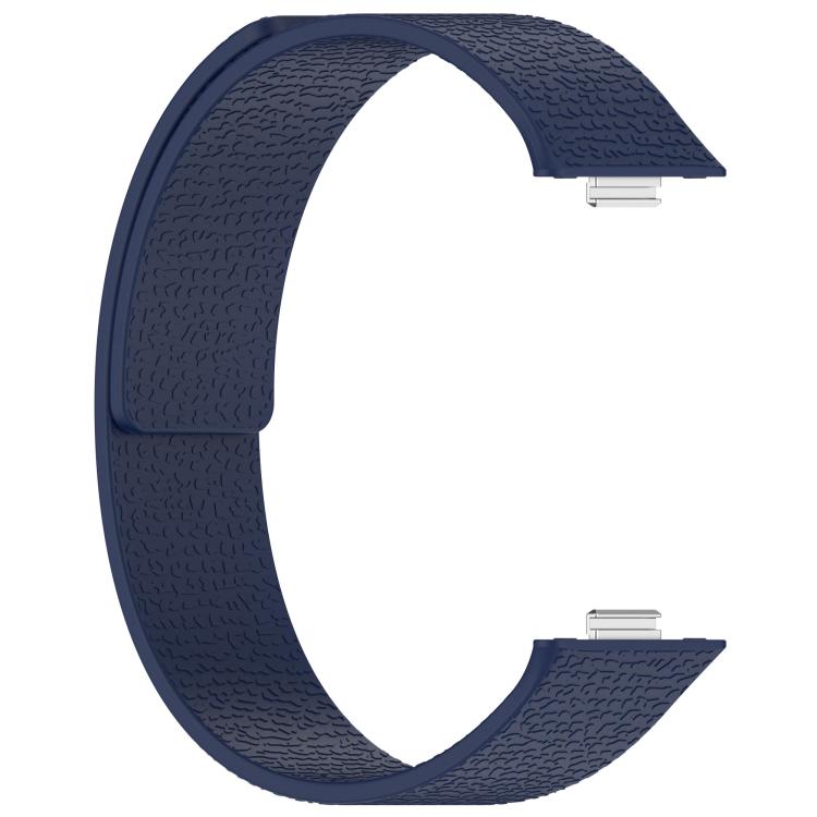 For Huawei Watch Fit4 / Fit4 Pro / Fit3 Lychee Texture Soft Magnetic Silicone Watch Band