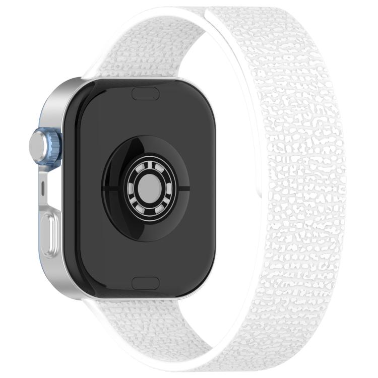 For Huawei Watch Fit4 / Fit4 Pro / Fit3 Lychee Texture Soft Magnetic Silicone Watch Band