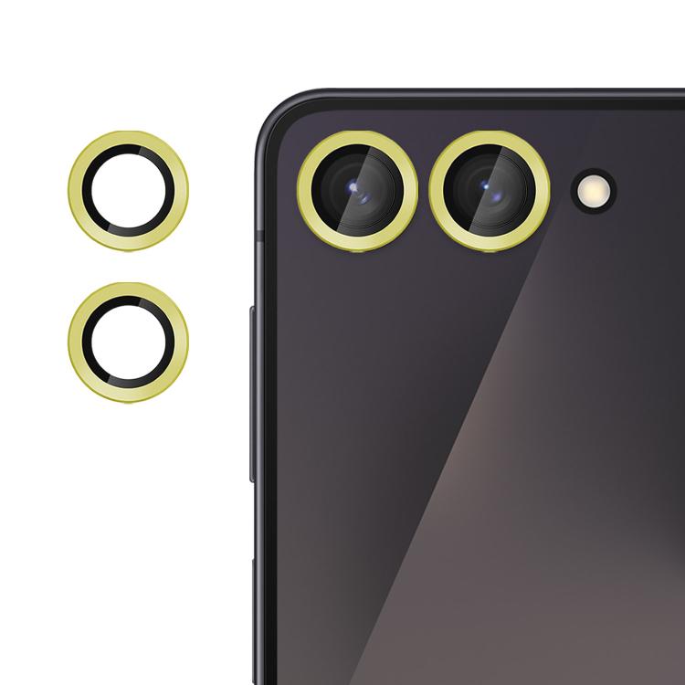For Samsung Galaxy Z Flip7 Kalebol No Flicker Ultra-Thin Individual Camera Lens Tempered Glass Film