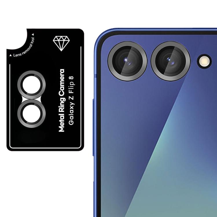 For Galaxy Z Flip8 5G Kalebol No Flicker Ultra-Thin Individual Camera Lens Tempered Glass Film