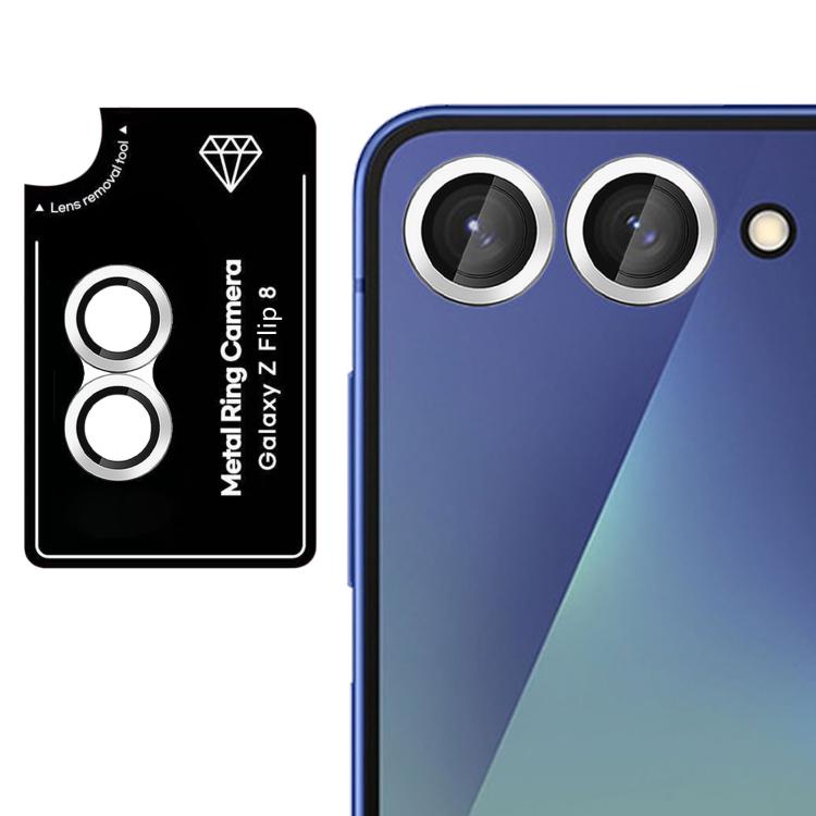 For Galaxy Z Flip8 5G Kalebol No Flicker Ultra-Thin Individual Camera Lens Tempered Glass Film
