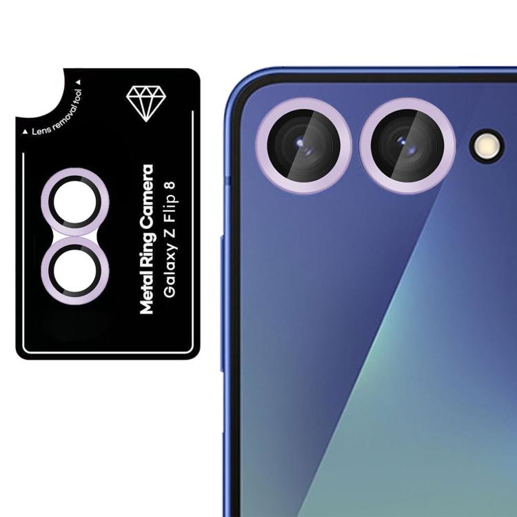 For Galaxy Z Flip8 5G Kalebol No Flicker Ultra-Thin Individual Camera Lens Tempered Glass Film