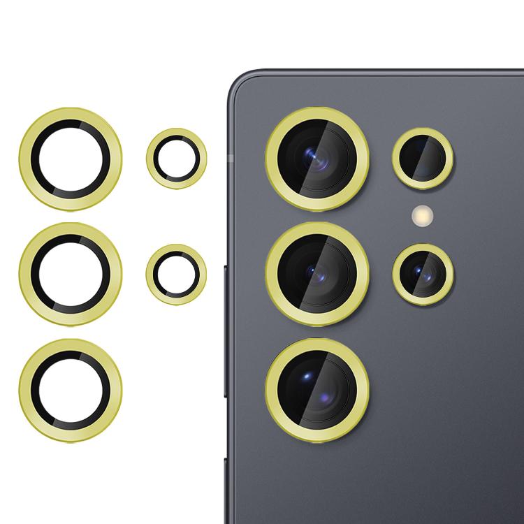 For Samsung Galaxy S25 Ultra 5G Kalebol No Flicker Ultra-Thin Individual Camera Lens Tempered Glass Film