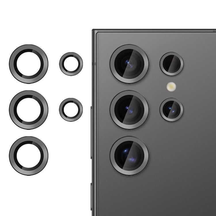 For Samsung Galaxy S24 Ultra 5G Kalebol No Flicker Ultra-Thin Individual Camera Lens Tempered Glass Film
