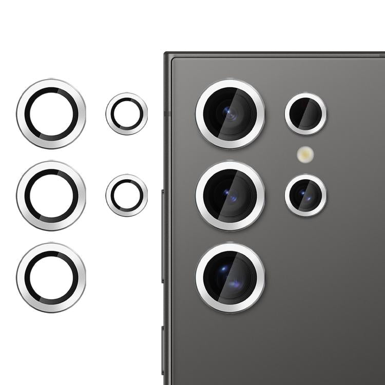 For Samsung Galaxy S24 Ultra 5G Kalebol No Flicker Ultra-Thin Individual Camera Lens Tempered Glass Film