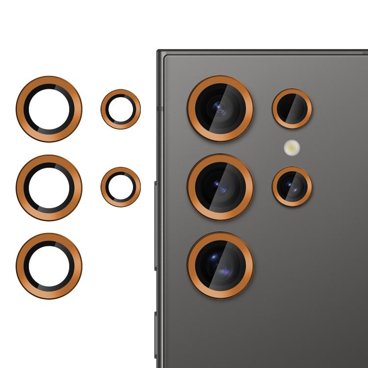 For Samsung Galaxy S24 Ultra 5G Kalebol No Flicker Ultra-Thin Individual Camera Lens Tempered Glass Film