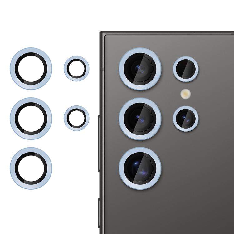 For Samsung Galaxy S24 Ultra 5G Kalebol No Flicker Ultra-Thin Individual Camera Lens Tempered Glass Film