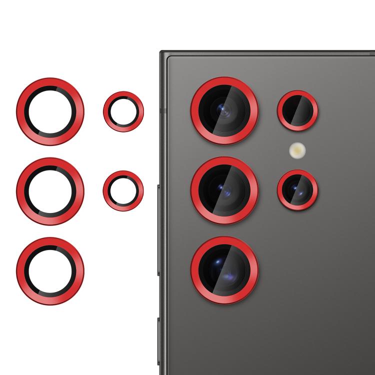 For Samsung Galaxy S24 Ultra 5G Kalebol No Flicker Ultra-Thin Individual Camera Lens Tempered Glass Film