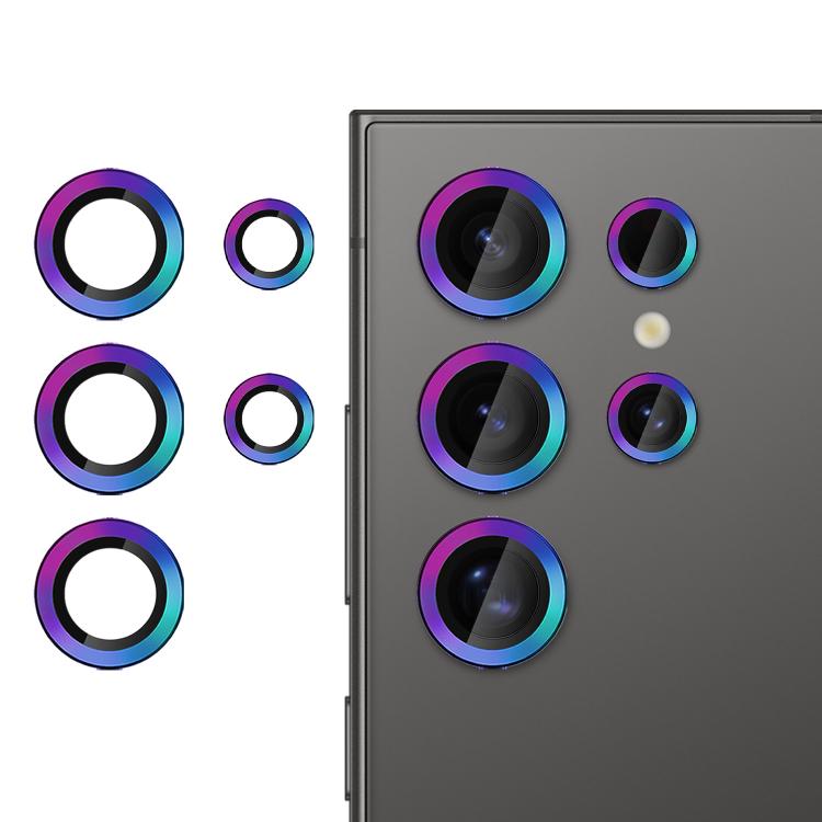 For Samsung Galaxy S24 Ultra 5G Kalebol No Flicker Ultra-Thin Individual Camera Lens Tempered Glass Film