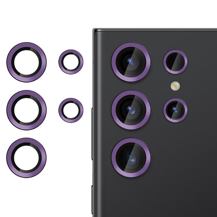 For Samsung Galaxy S23 Ultra 5G Kalebol No Flicker Ultra-Thin Individual Camera Lens Tempered Glass Film
