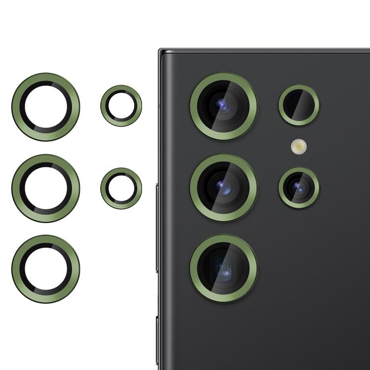 For Samsung Galaxy S23 Ultra 5G Kalebol No Flicker Ultra-Thin Individual Camera Lens Tempered Glass Film