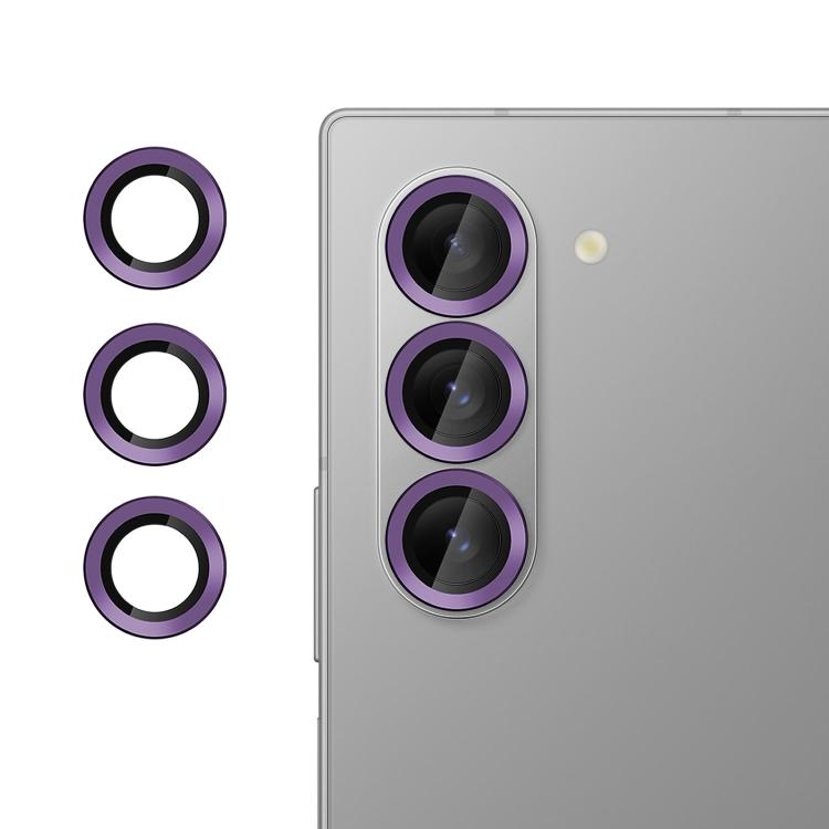 For Samsung Galaxy Z Fold6 Kalebol No Flicker Ultra-Thin Individual Camera Lens Tempered Glass Film