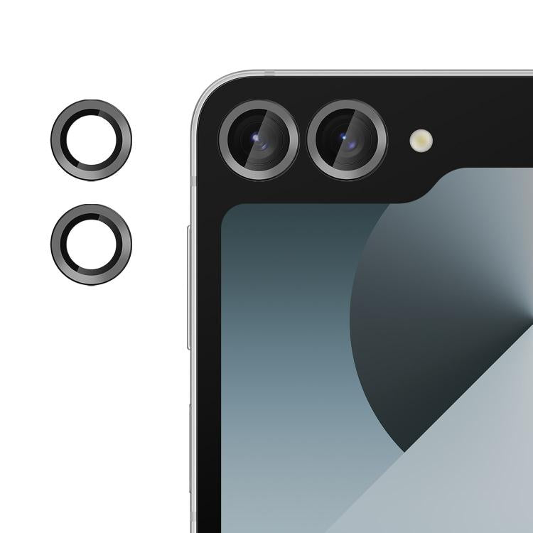 For Samsung Galaxy Z Flip6 Kalebol No Flicker Ultra-Thin Individual Camera Lens Tempered Glass Film