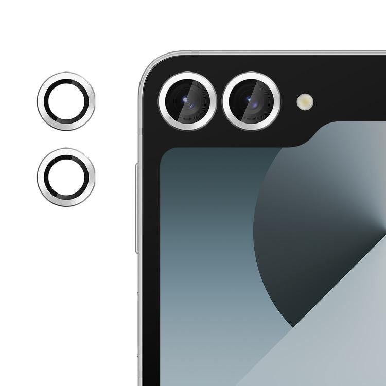 For Samsung Galaxy Z Flip6 Kalebol No Flicker Ultra-Thin Individual Camera Lens Tempered Glass Film