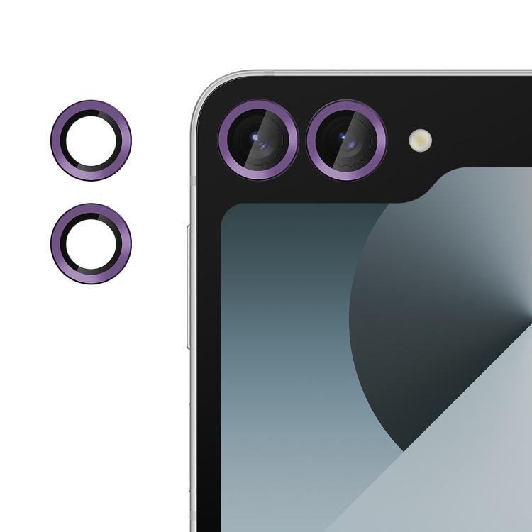 For Samsung Galaxy Z Flip6 Kalebol No Flicker Ultra-Thin Individual Camera Lens Tempered Glass Film