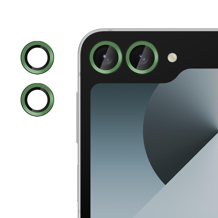 For Samsung Galaxy Z Flip6 Kalebol No Flicker Ultra-Thin Individual Camera Lens Tempered Glass Film