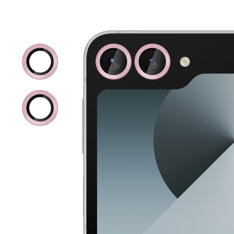 For Samsung Galaxy Z Flip6 Kalebol No Flicker Ultra-Thin Individual Camera Lens Tempered Glass Film