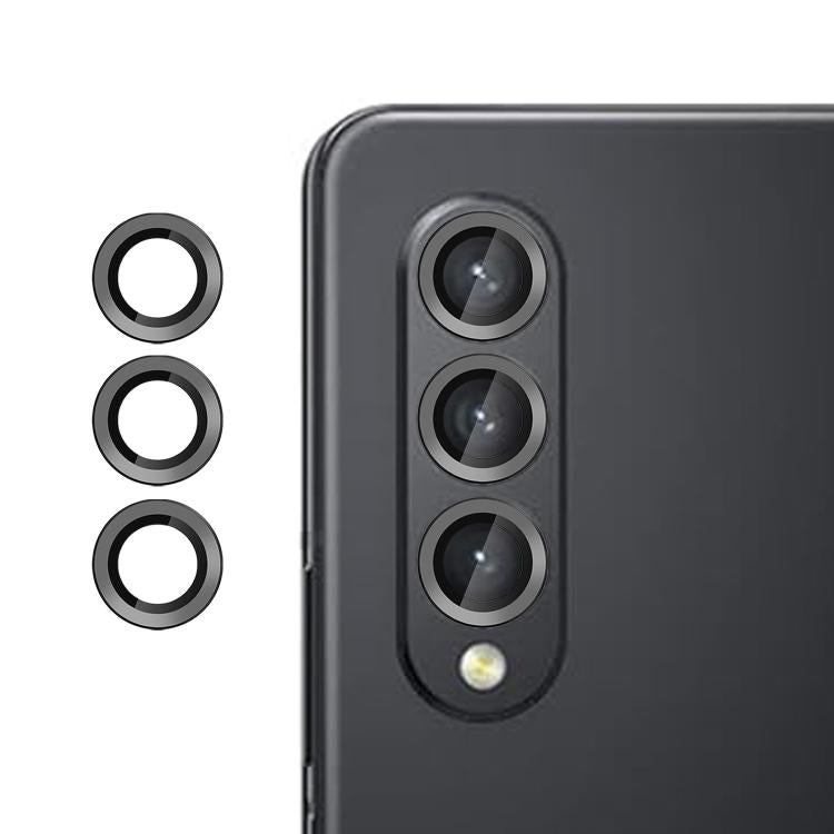 For Samsung Galaxy Z Fold3 Kalebol No Flicker Ultra-Thin Individual Camera Lens Tempered Glass Film