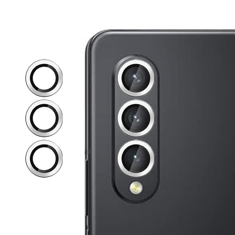 For Samsung Galaxy Z Fold3 Kalebol No Flicker Ultra-Thin Individual Camera Lens Tempered Glass Film