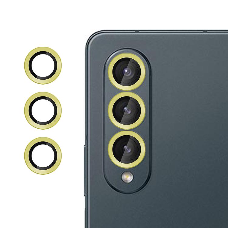 For Samsung Galaxy Z Fold4 Kalebol No Flicker Ultra-Thin Individual Camera Lens Tempered Glass Film