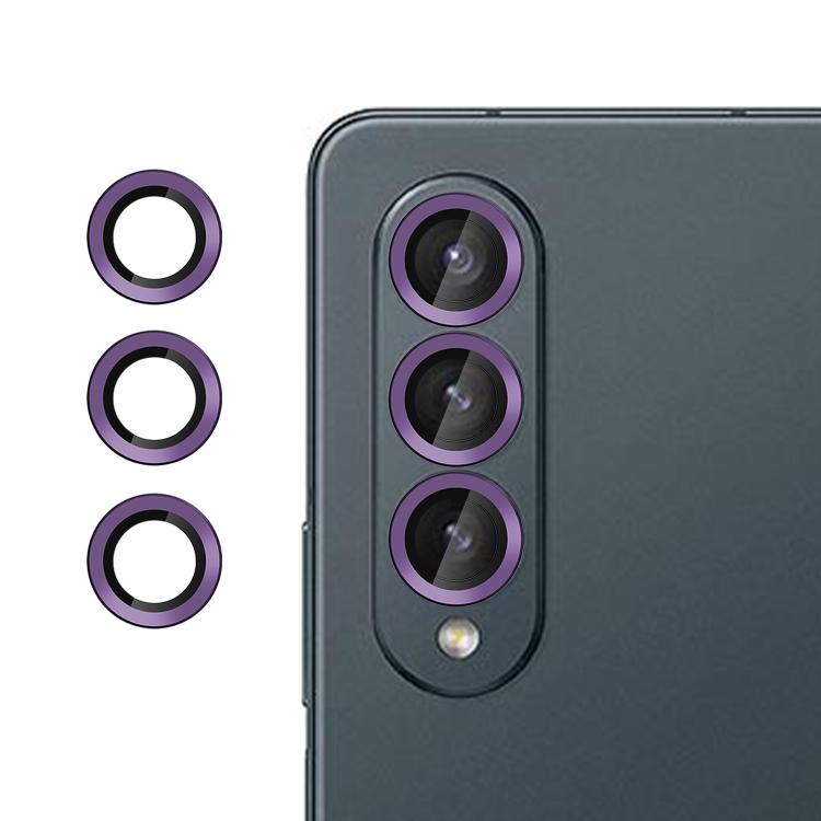 For Samsung Galaxy Z Fold4 Kalebol No Flicker Ultra-Thin Individual Camera Lens Tempered Glass Film