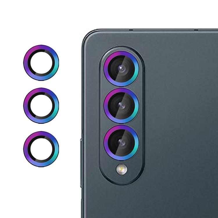 For Samsung Galaxy Z Fold4 Kalebol No Flicker Ultra-Thin Individual Camera Lens Tempered Glass Film