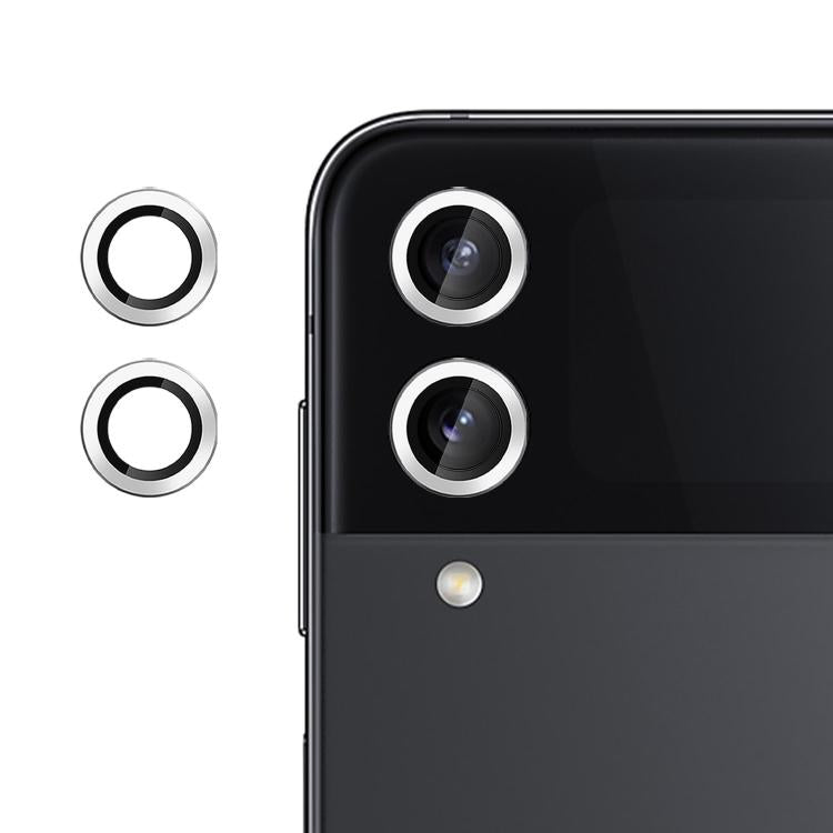 For Samsung Galaxy Z Flip4 Kalebol No Flicker Ultra-Thin Individual Camera Lens Tempered Glass Film