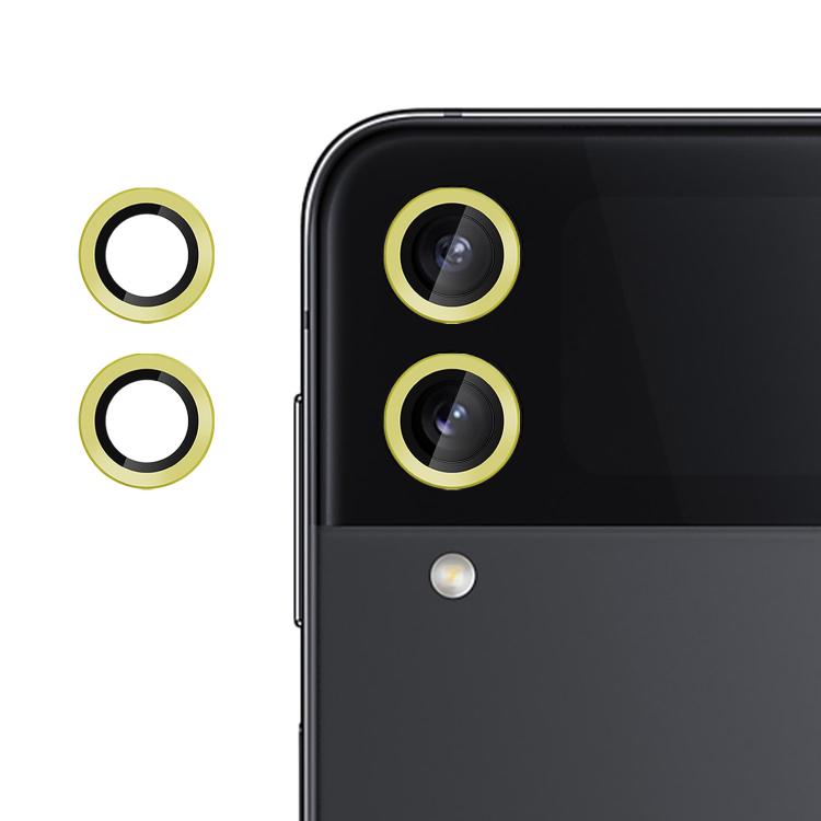 For Samsung Galaxy Z Flip4 Kalebol No Flicker Ultra-Thin Individual Camera Lens Tempered Glass Film