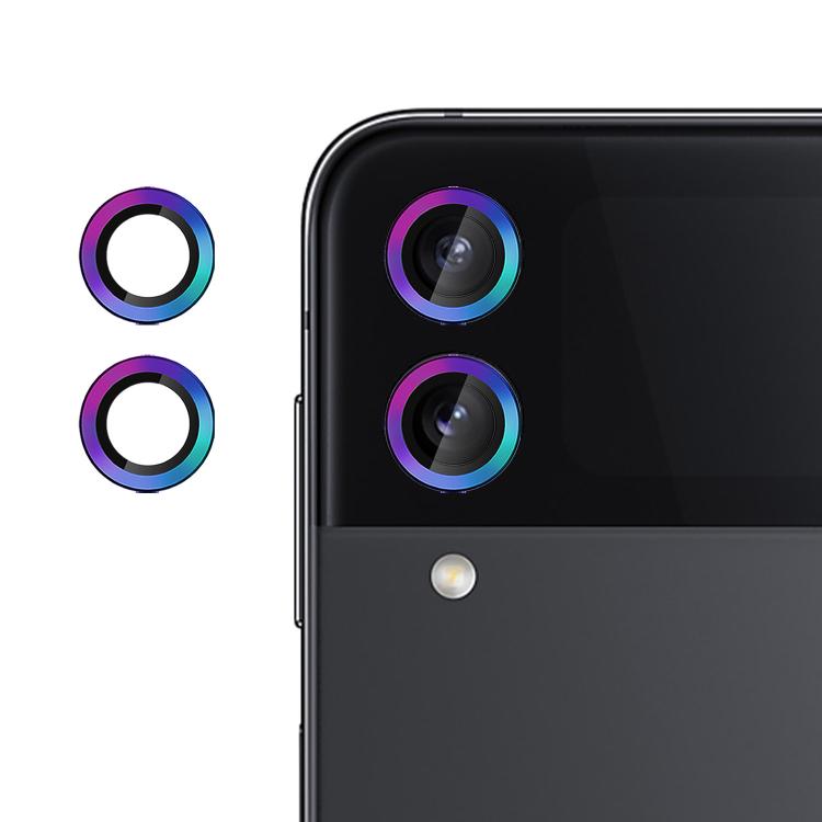 For Samsung Galaxy Z Flip4 Kalebol No Flicker Ultra-Thin Individual Camera Lens Tempered Glass Film
