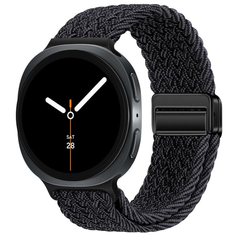 For Samsung Galaxy Watch8 / Watch8 Classic Loop Magnetic Buckle Braided Nylon Watch Band