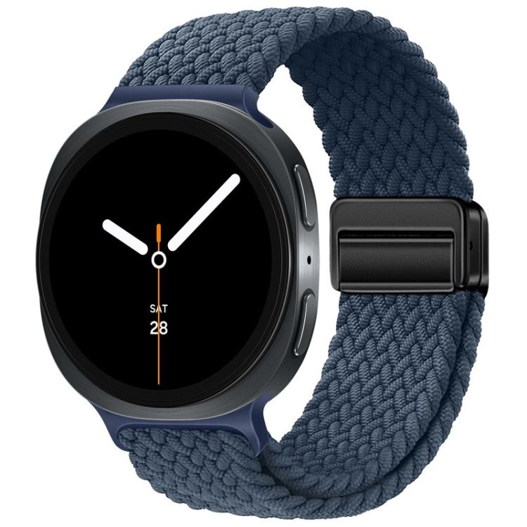 For Samsung Galaxy Watch8 / Watch8 Classic Loop Magnetic Buckle Braided Nylon Watch Band