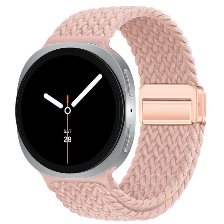 For Samsung Galaxy Watch8 / Watch8 Classic Loop Magnetic Buckle Braided Nylon Watch Band
