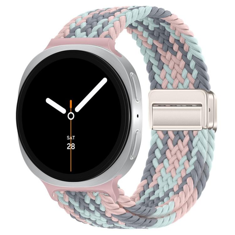 For Samsung Galaxy Watch8 / Watch8 Classic Loop Magnetic Buckle Braided Nylon Watch Band