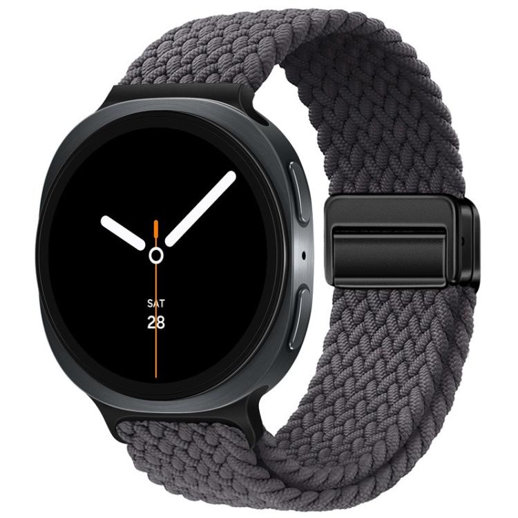 For Samsung Galaxy Watch8 / Watch8 Classic Loop Magnetic Buckle Braided Nylon Watch Band