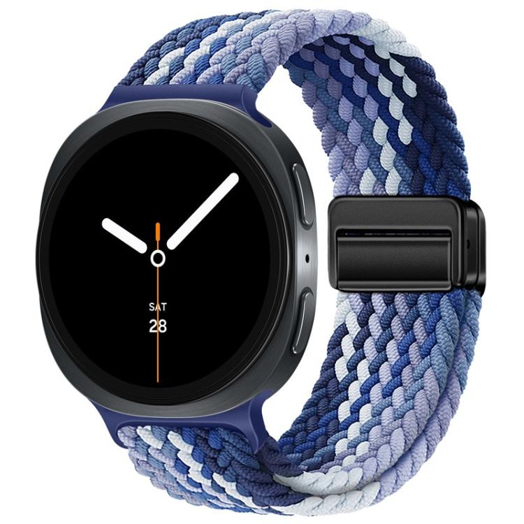 For Samsung Galaxy Watch8 / Watch8 Classic Loop Magnetic Buckle Braided Nylon Watch Band