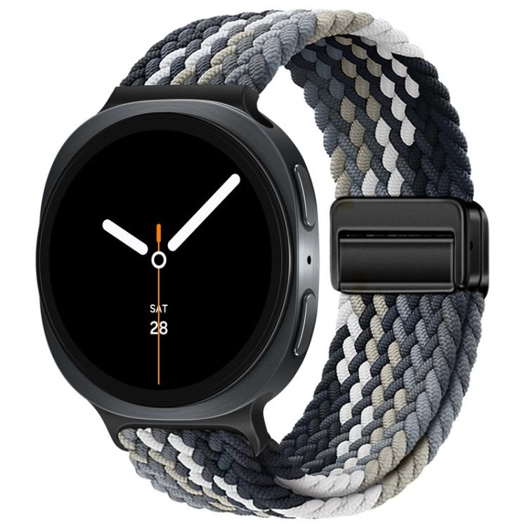 For Samsung Galaxy Watch8 / Watch8 Classic Loop Magnetic Buckle Braided Nylon Watch Band