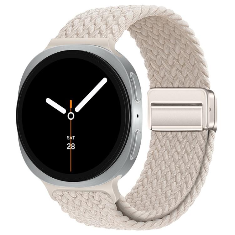 For Samsung Galaxy Watch8 / Watch8 Classic Loop Magnetic Buckle Braided Nylon Watch Band