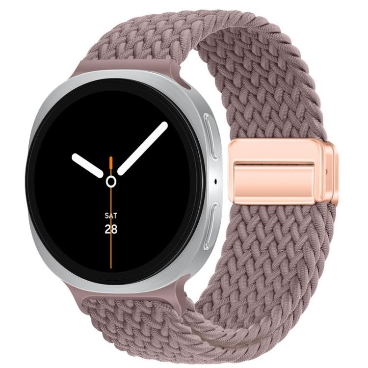 For Samsung Galaxy Watch8 / Watch8 Classic Loop Magnetic Buckle Braided Nylon Watch Band