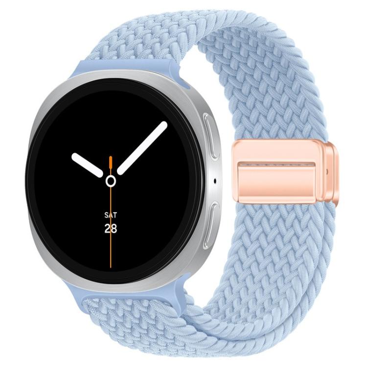 For Samsung Galaxy Watch8 / Watch8 Classic Loop Magnetic Buckle Braided Nylon Watch Band