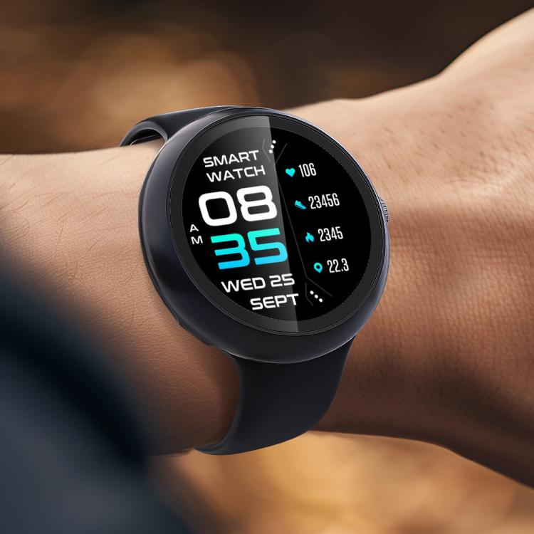 For Google Pixel Watch4 45mm Tempered Film Integrated PC Watch Protective Cover