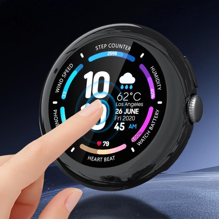 For Google Pixel Watch4 41mm Full Coverage Electroplated TPU Watch Protective Cover