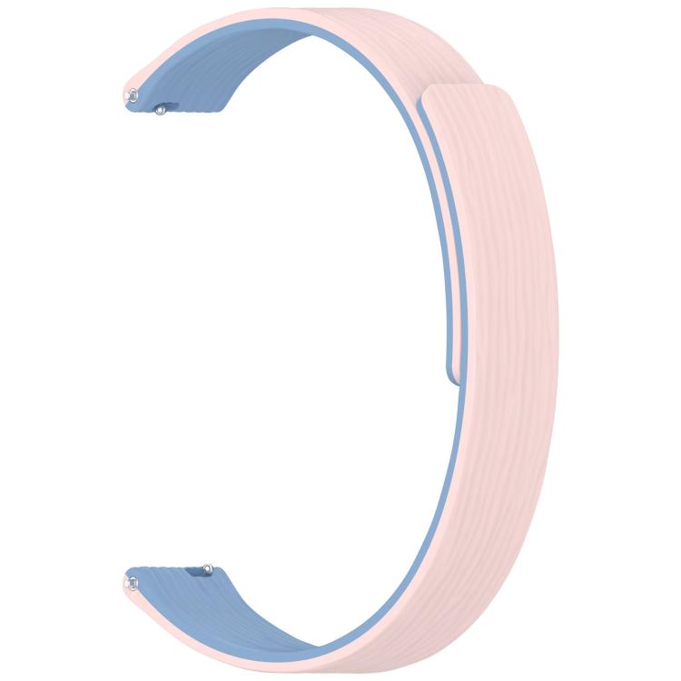 12mm Striped Soft Magnetic Silicone Watch Band